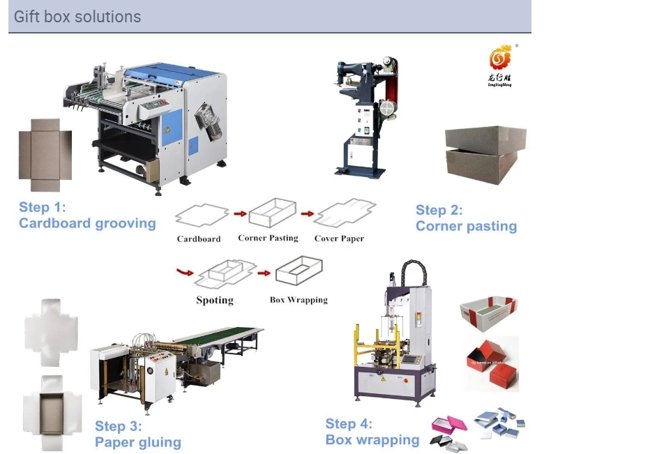 Ls-F6 High Speed Rigid Box Making Machine for Sweet Box