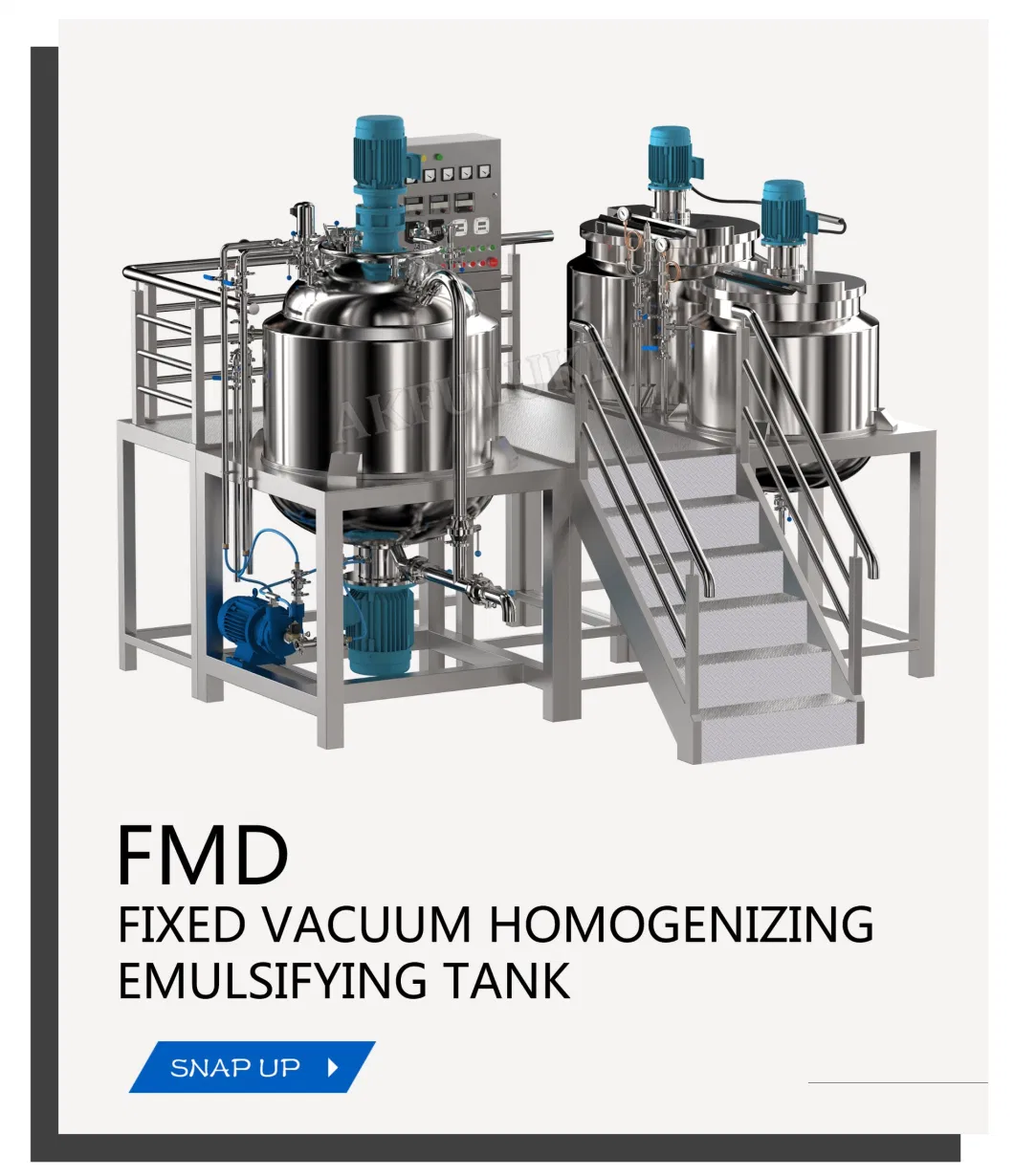 A01 Mayonnaise / Petroleum Jelly/ Body Lotion / Face Cream / Margarine Making Machine Sauce Cream Homogenizing Mixing Machine