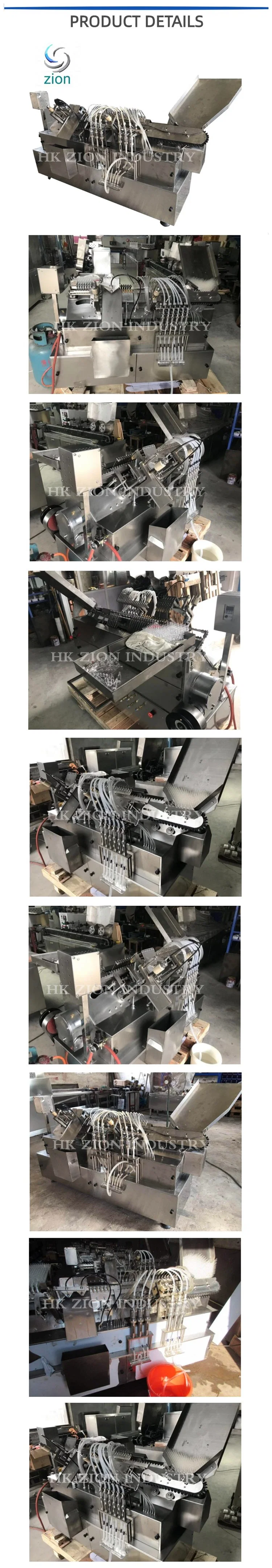 Closed Ampoule Filling and Sealing Machine Jelly Communion Cup Sealing Machine Desktop Liquid Filling Machine Glass Ampoule Injection Automatic Making Machine