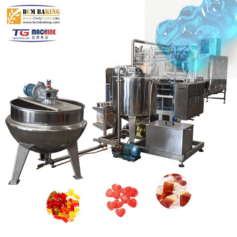 Sugar Coating Production Line for Gummies/Sugar Candy Making Production Line/Soft Gummy Making Production Line