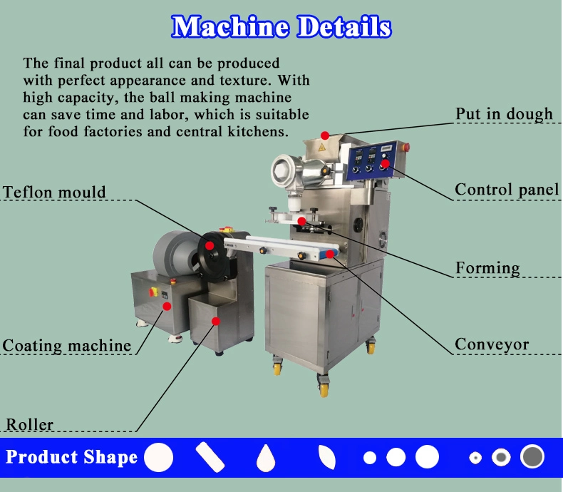 Automatic Arabian Dessert Lukaimat/Sweet Ball Making Machine