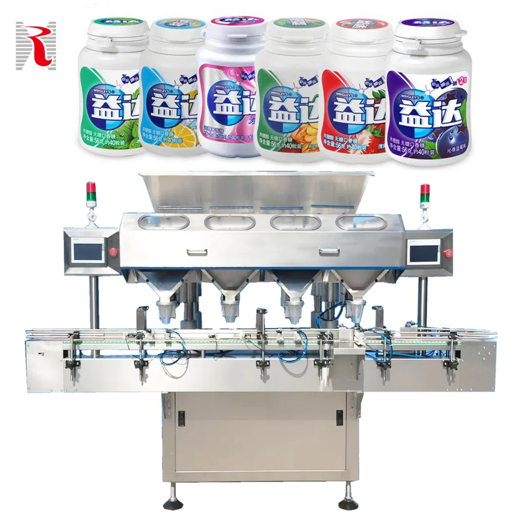 Automated Soft Gel Capsule Gummy Counter Semi Automatic Tablet Capsule Counting Machine