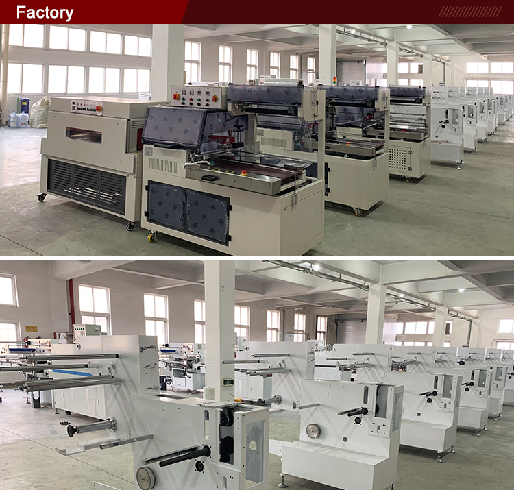 Full-Automatic POF Film L Sealer Shrink Packing Machine for Confectionery Box Vegetable Fruit Trays Wrapping