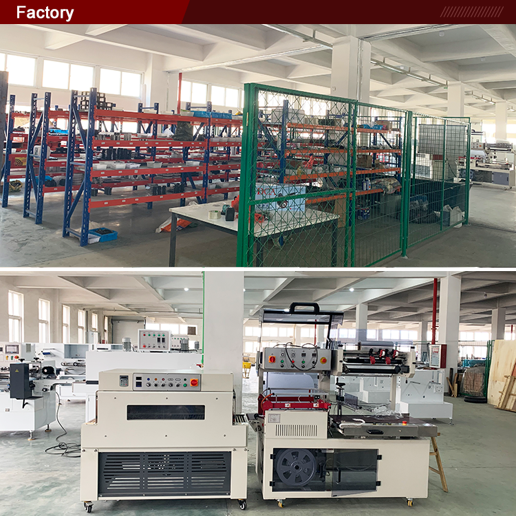 Full-Automatic POF Film L Sealer Shrink Packing Machine for Confectionery Box Vegetable Fruit Trays Wrapping