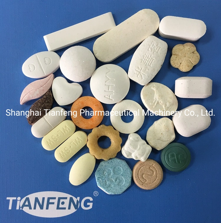 Shanghai Tianfeng High Speed Zpw15D Zpw17D Zpw19d Rotary Milk Sugar Tablet Press Machine Automatic Food Pill Making Machine Candy Making Machine