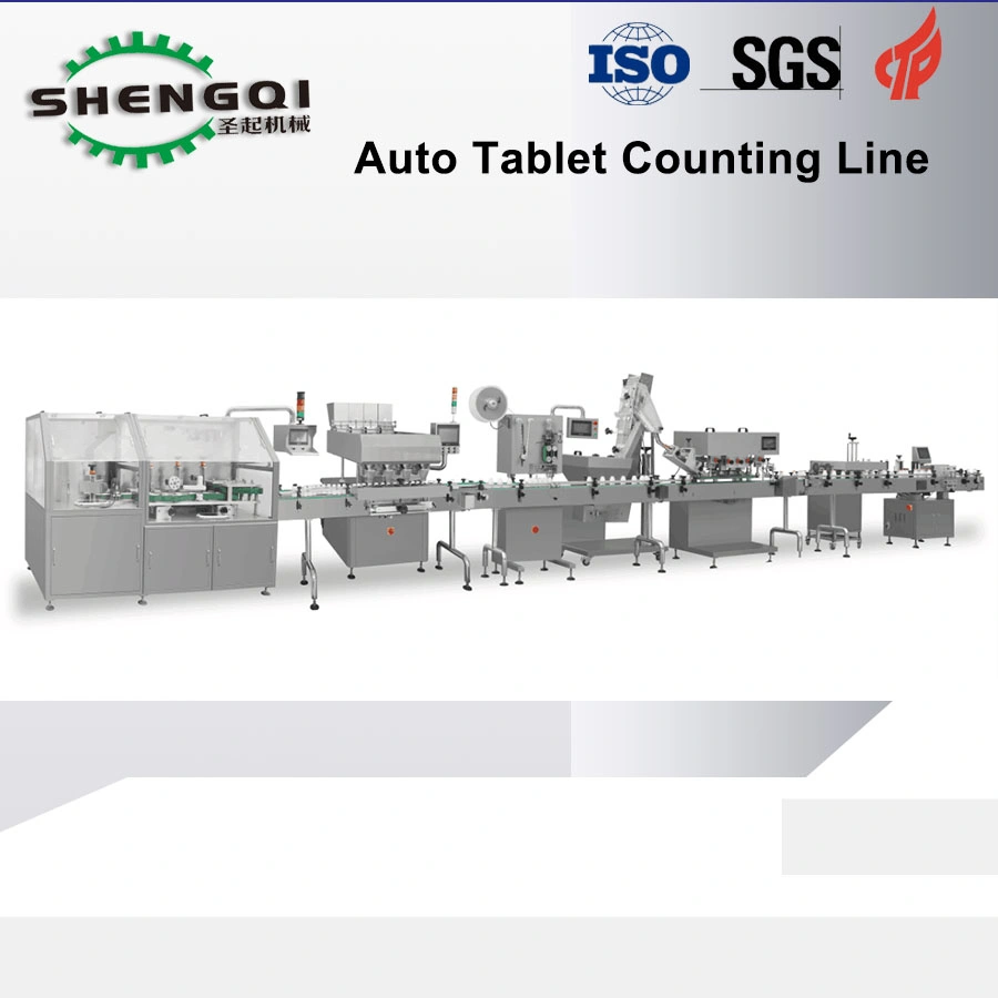 Automatic Counting Machine Fully Automatic Tablet Capsule Gummies Intelligent Particle Counting and Bottling Production Line Easy to Clean