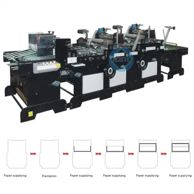 Venta caliente totalmente automática de alta eficiencia de sobres de papel engomado sensible a la presión de la bolsa de embalaje la máquina