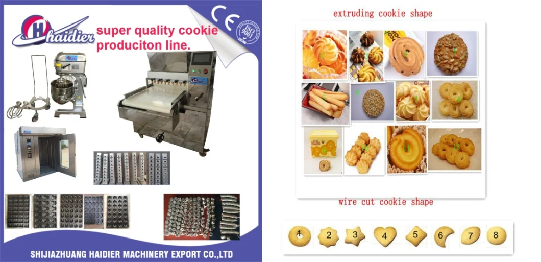 Catering Equipment Depositor Wire Cut Cookies Machine for Biscuit Making