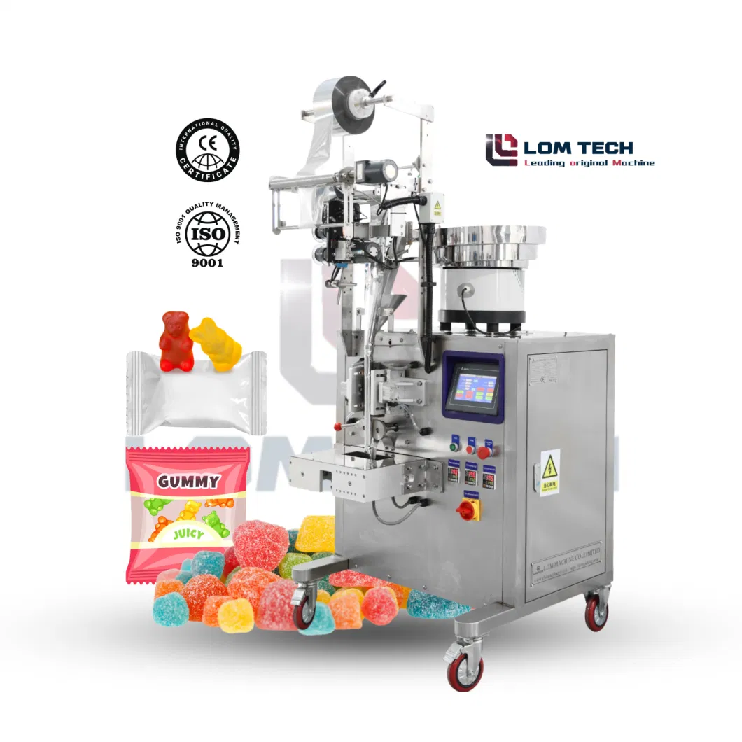 10 Gummies Single Gummy Jelly Candy Counting Multi Function Sachet Bag Film Forming Back Side Sealing Packaging Machine