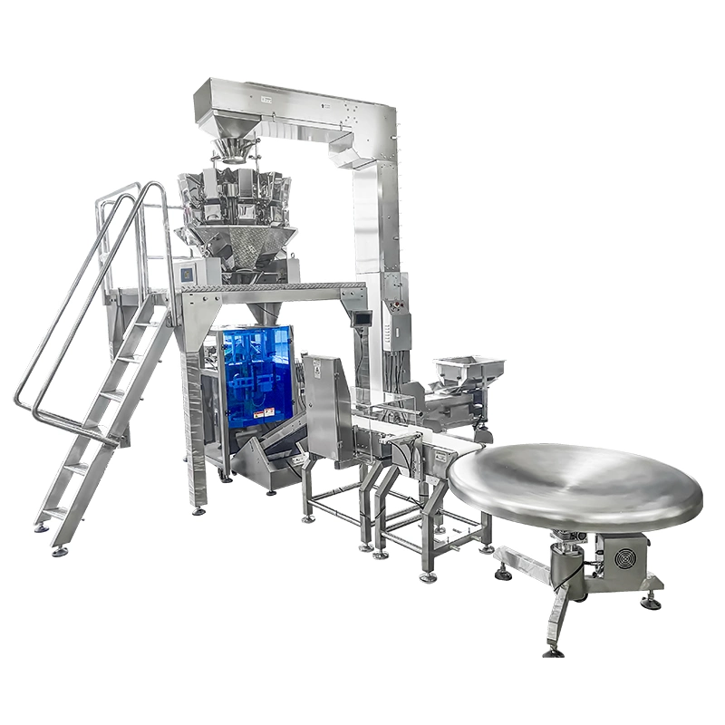 Automatic Vertical Multihead Weigher Weighing Filling Chocolate Coffee Bean Packing Machine