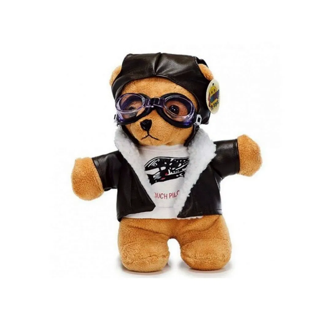 Teddys Rothenburg Cuddly Toy Pilot Bear with Outfit Goggles Soft Plush Doll