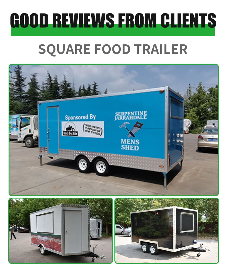 C 1208 Mobile Cart Fast Food Truck Trailer Mobile Kitchen