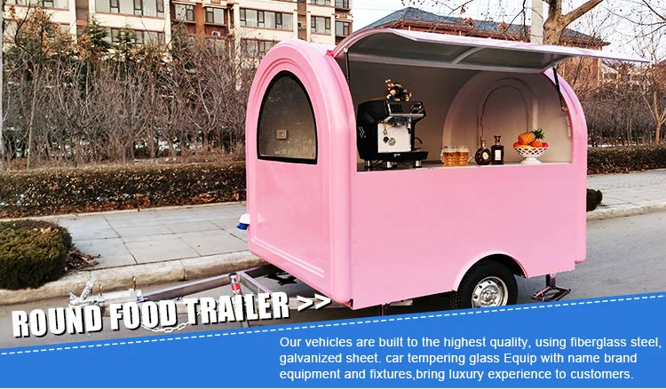 Oriental Shimao Factory Wholesale Ice Cream Food Truck Trailer Mobile Kitchen