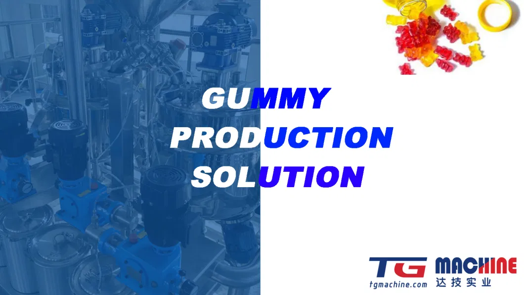 Tg Manufacturer Vitamin Gummy Bear Machinery Equipment Candy Machinery /Vitamins Gummies Candy Production Machine/Vitamin Gummy Making Machine