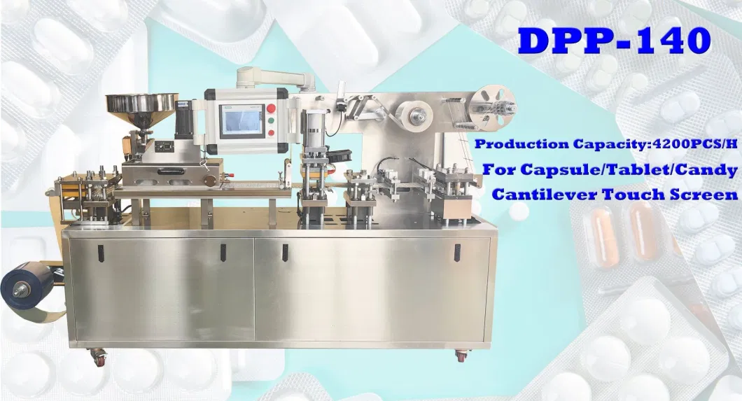 Shanghai Factory Price Packaging Machinery Candy Food Packer Automatic Aluminum Foil Plastic Pill Tablet Softgel Capsule Blister Packing Machine