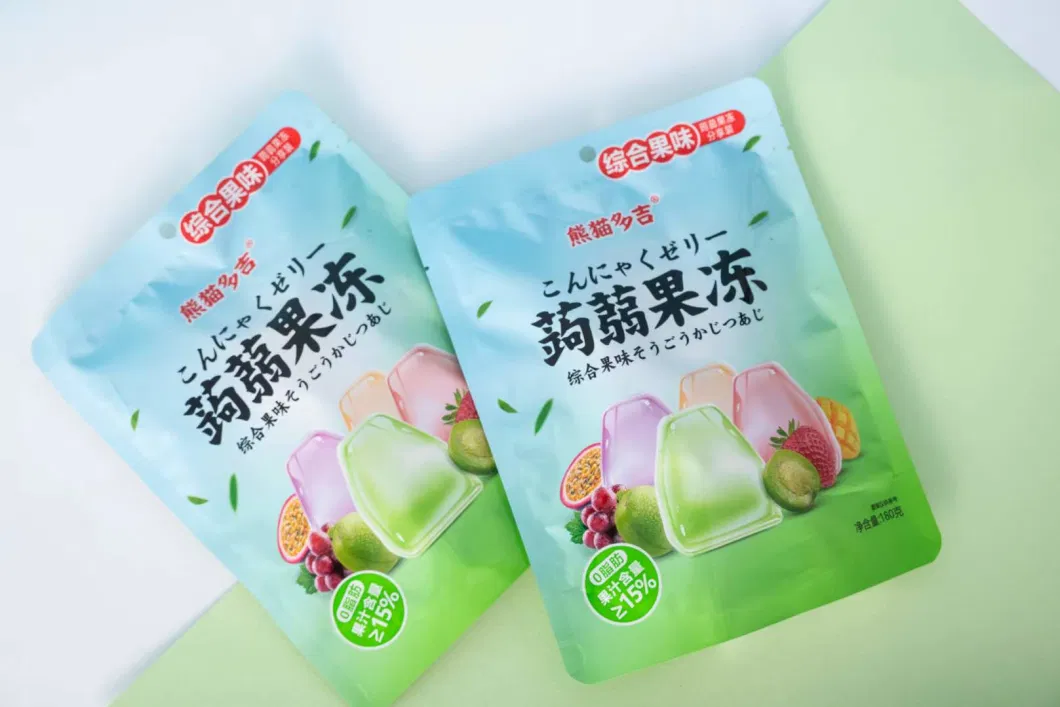 180g Jelly Candy Mix-Fruit Flavour Konjac Jelly Candy Jelly Pudding Wholesale Fruit Jelly Candy Drink Konjac Jelly