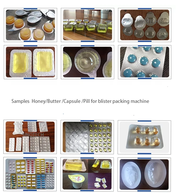 Dpp80 Automatic Alu-Plastic Vitamin Candy Blister Packing Machine Factory Price Hot Sale