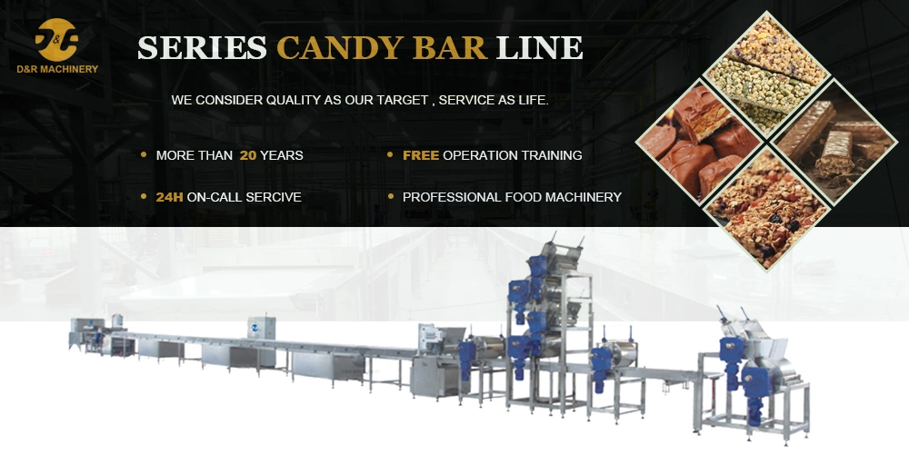 Industry-Leading Manufacturer Automatic Cereal Bar Production Line for Snickers High Performance Durable Peanut Candy Bar Making Machine