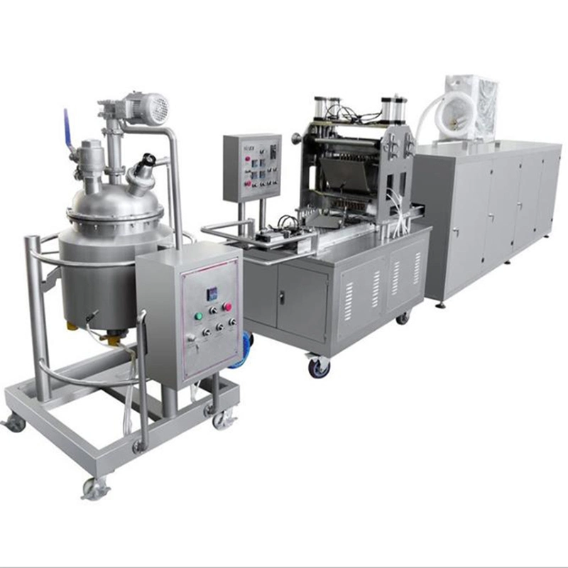 Factory Customized Lollipop Hard Candy Making Equipment Gum Machinery Forming Machine Vitamin Gummy Soft Hard Candy Making Line