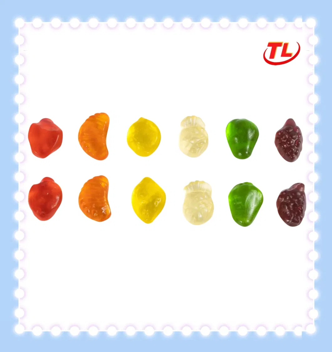 Orange Flavor Strawberry Flavor Small Gummy Symbolizes Victory Game Candy HACCP/Brc