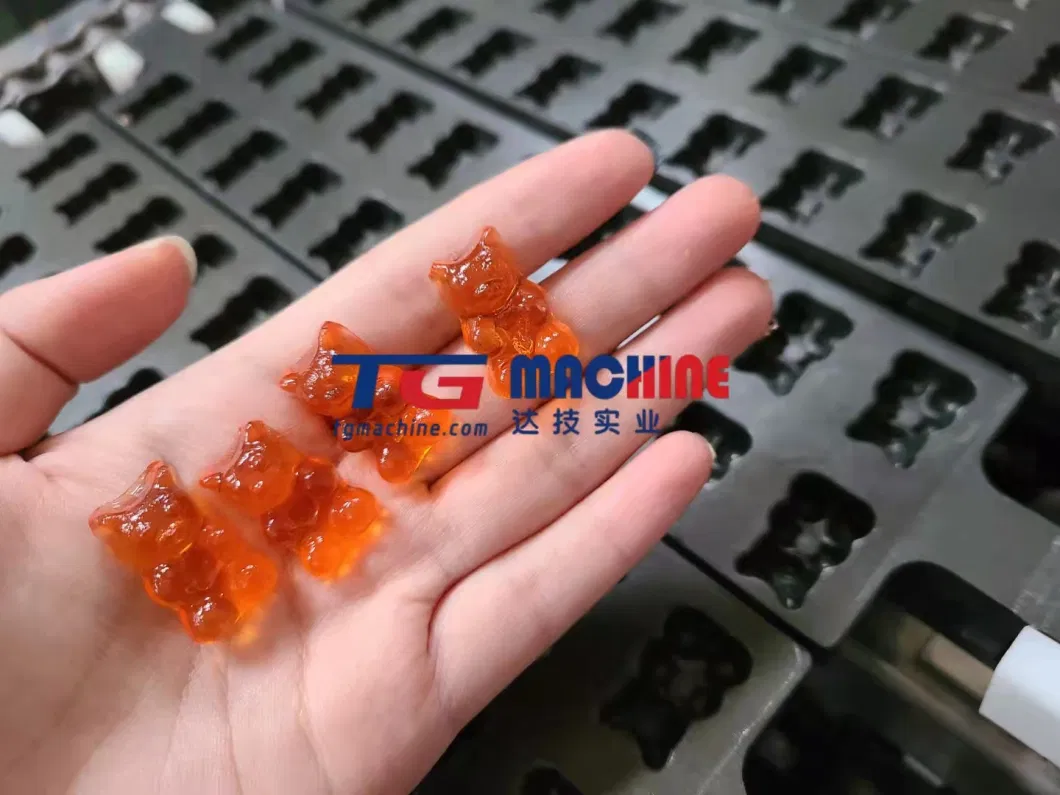 Full Automatic Teddy Bear Candy Making Machine Gummy Production Line