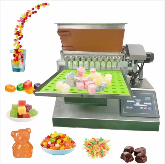 Desktop Candy Manufacturing Machine, Soft Candy Chocolate Filling Machine