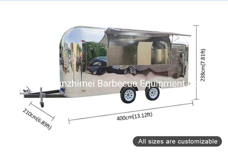 Coffee Airstream Food Truck Mobile Food Trailer Mobile Kitchen