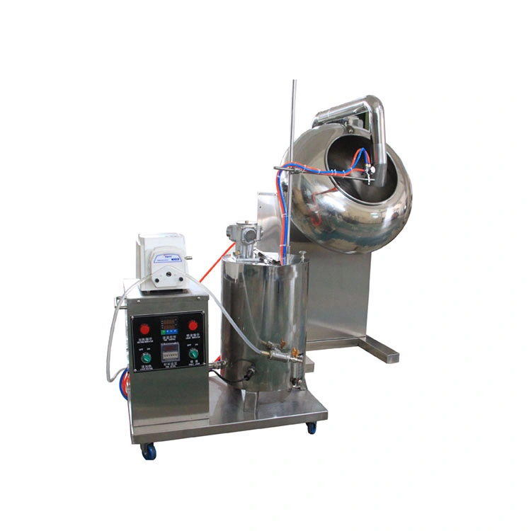 Almond Peanut Nuts Sugar Coating Machine Confectionery Gummy Candy Coating Polishing Machine