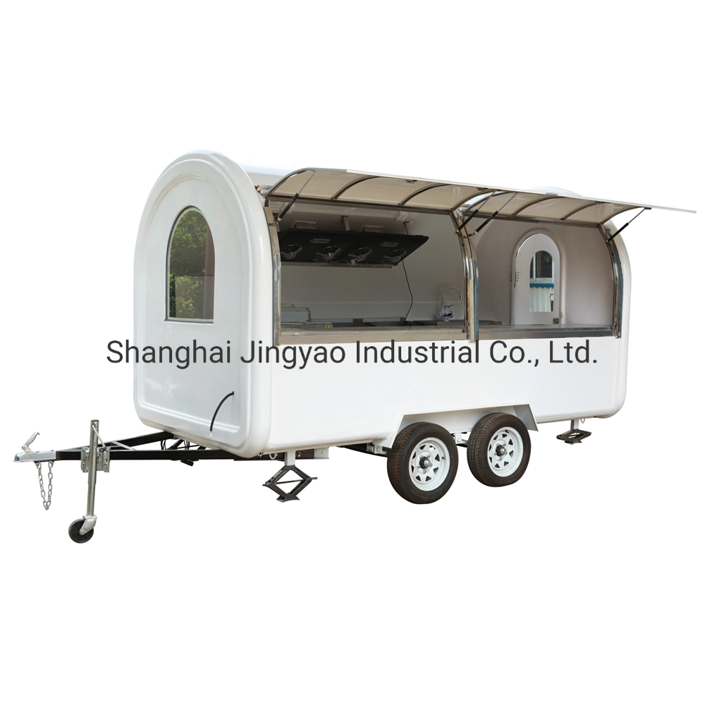 Electric Food Truck Fully Equipped Mobile Fast Food Concession Trailer Burger Van Street Food Trucks En USA Outdoor Food Cart Manufacturer Mobile Food Kitchen