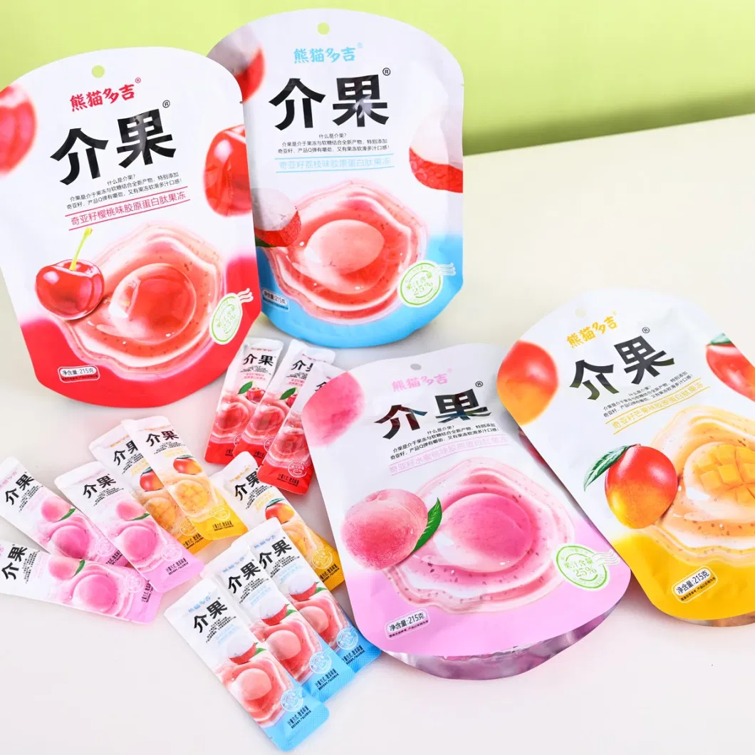 Wholesale Hot Sale Juice Jelly with Fruit Juice Candy Jelly