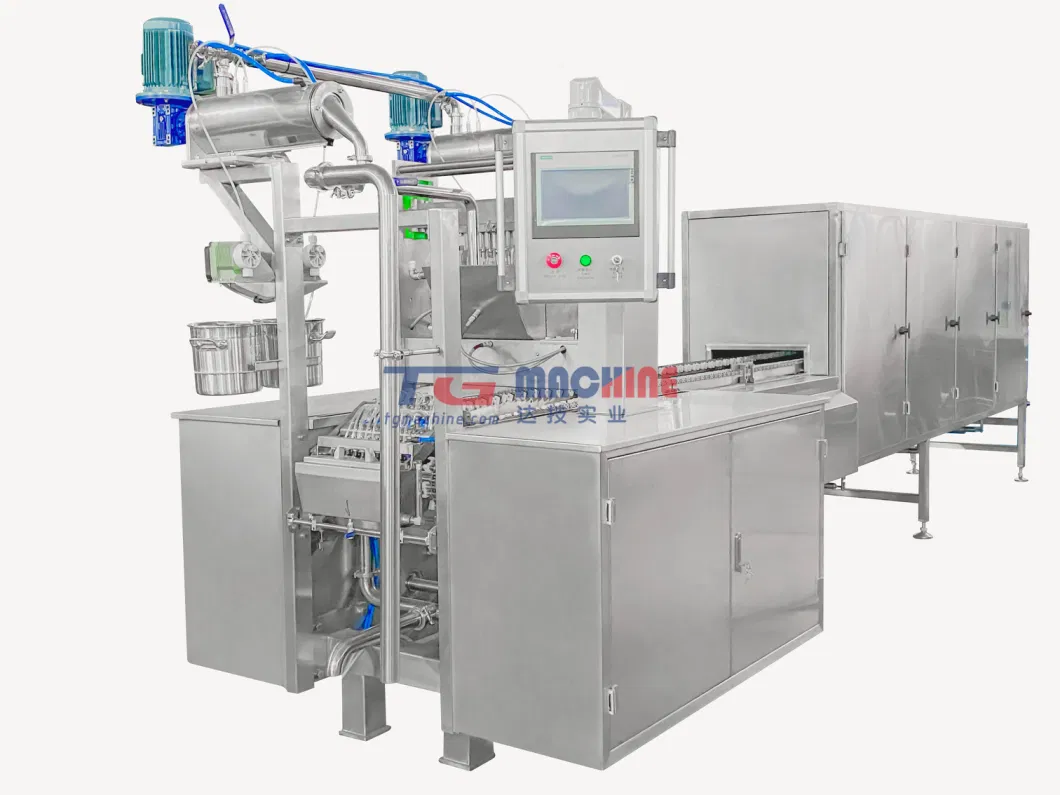 Full Automatic Teddy Bear Candy Making Machine Gummy Production Line