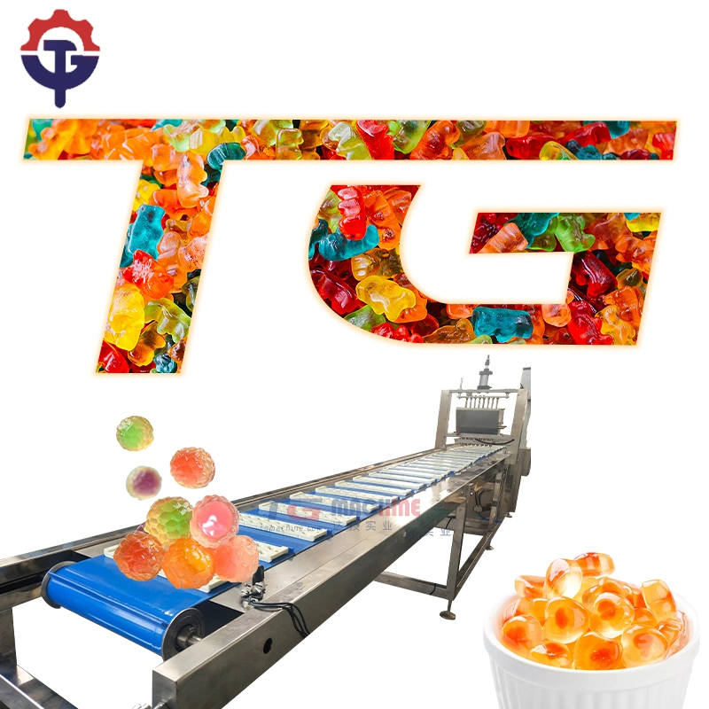 Manuel Operation High Quality Jelly Gummy Candy Vitamin Candy Making Production Line Gummy Making Process Equipments