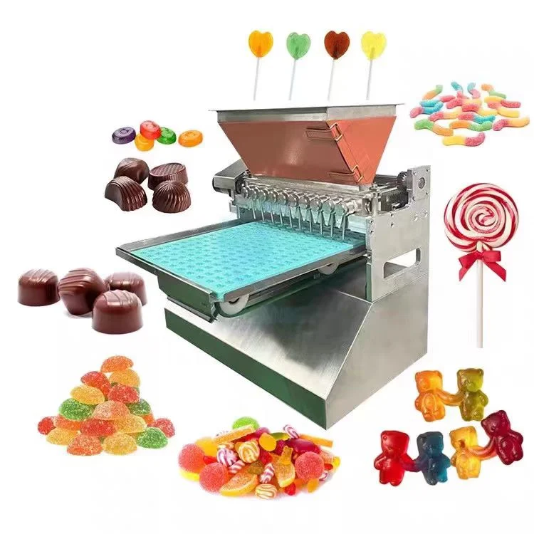 Desktop Candy Manufacturing Machine, Soft Candy Chocolate Filling Machine