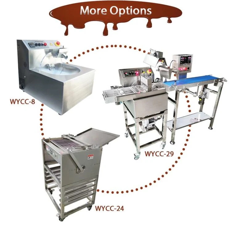 Automatic Chocolate Tempering Machine Small 5 Kg Mold Enrobing Coating Moulding Melting Machinery Chocolate Making Machine