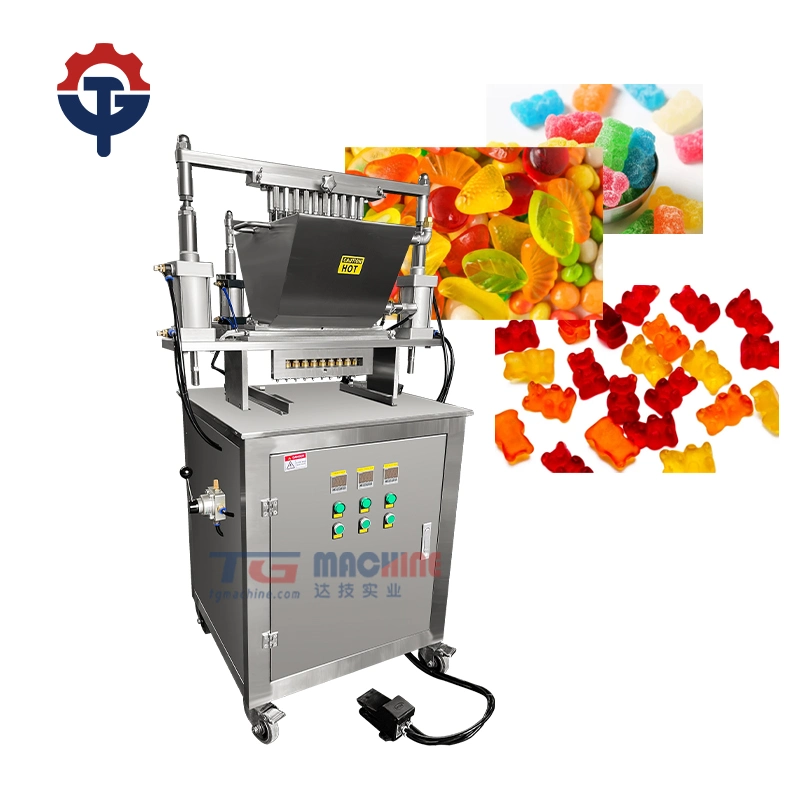 Automatic Small Scale Vitamin Gummy Depositing Machinery Candy Depositor Machine