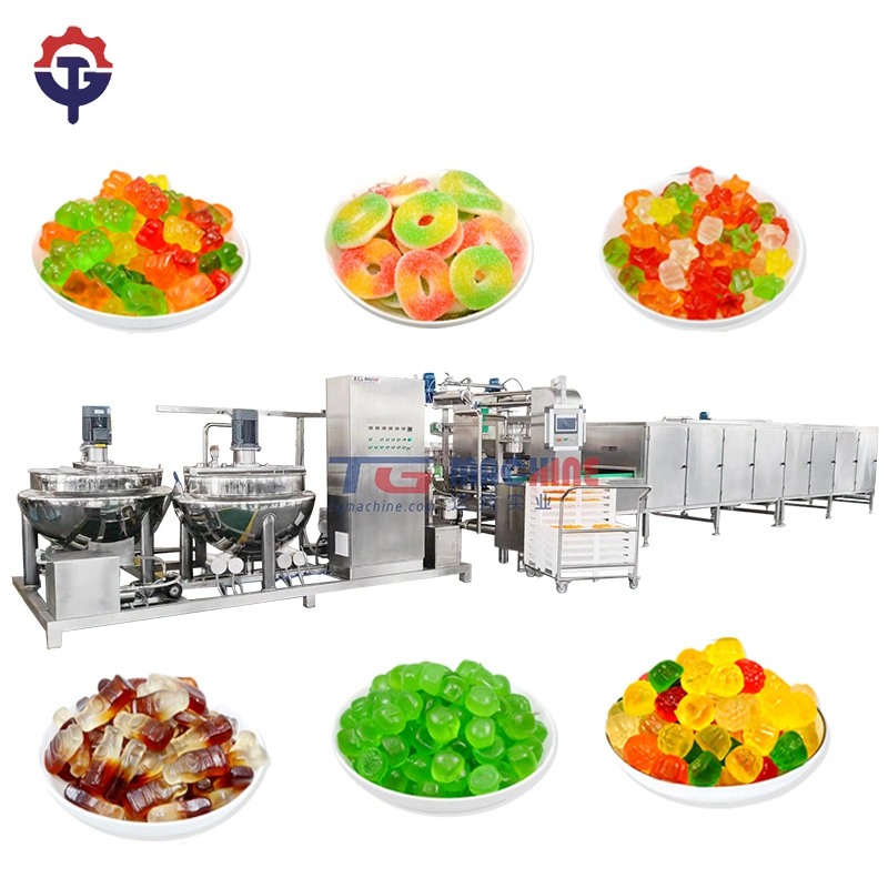 Automatic 3D Galaxy Lollipop Depositing Line Candy Make Machine Pactin Vitamins Gummy Jelly Candy Machine