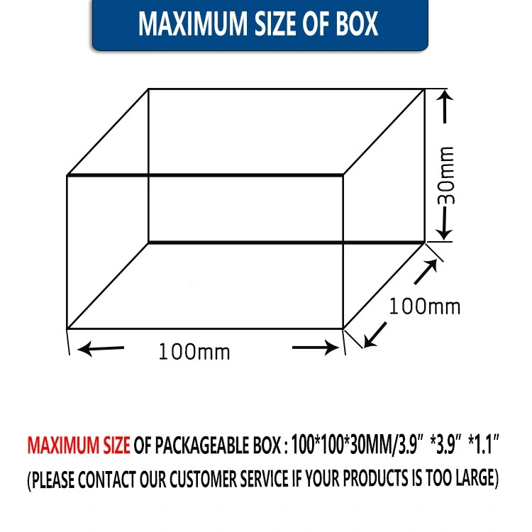 Table Typle Paper Boxes Wraaping Machine Packaging Machine