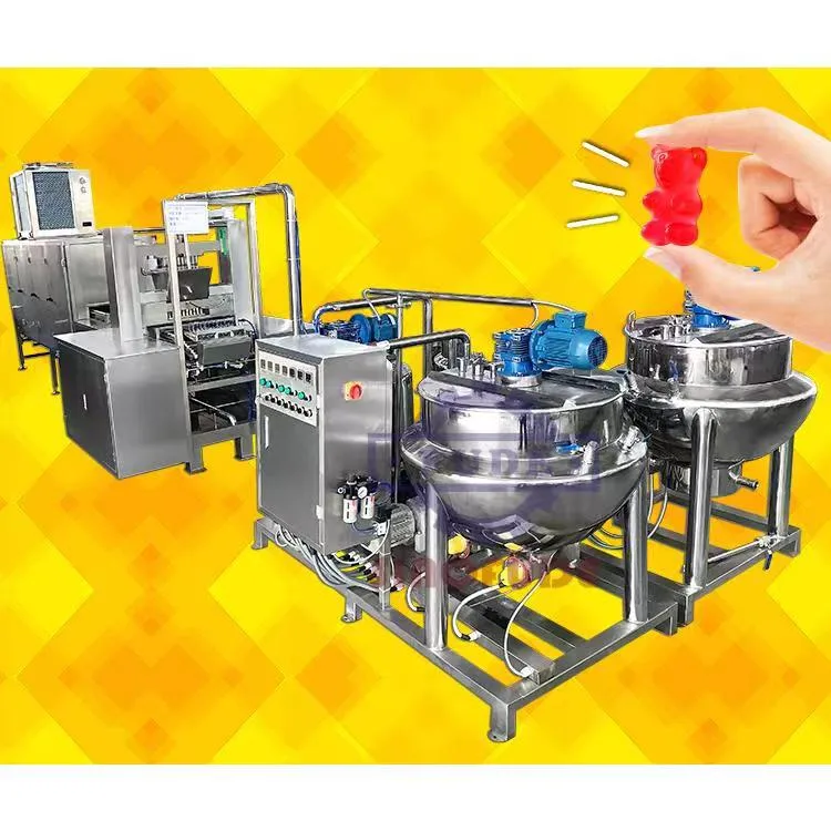 Automatic Pectin Jelly Candy Gelatin Gummy Candy Making Machine and Production Line