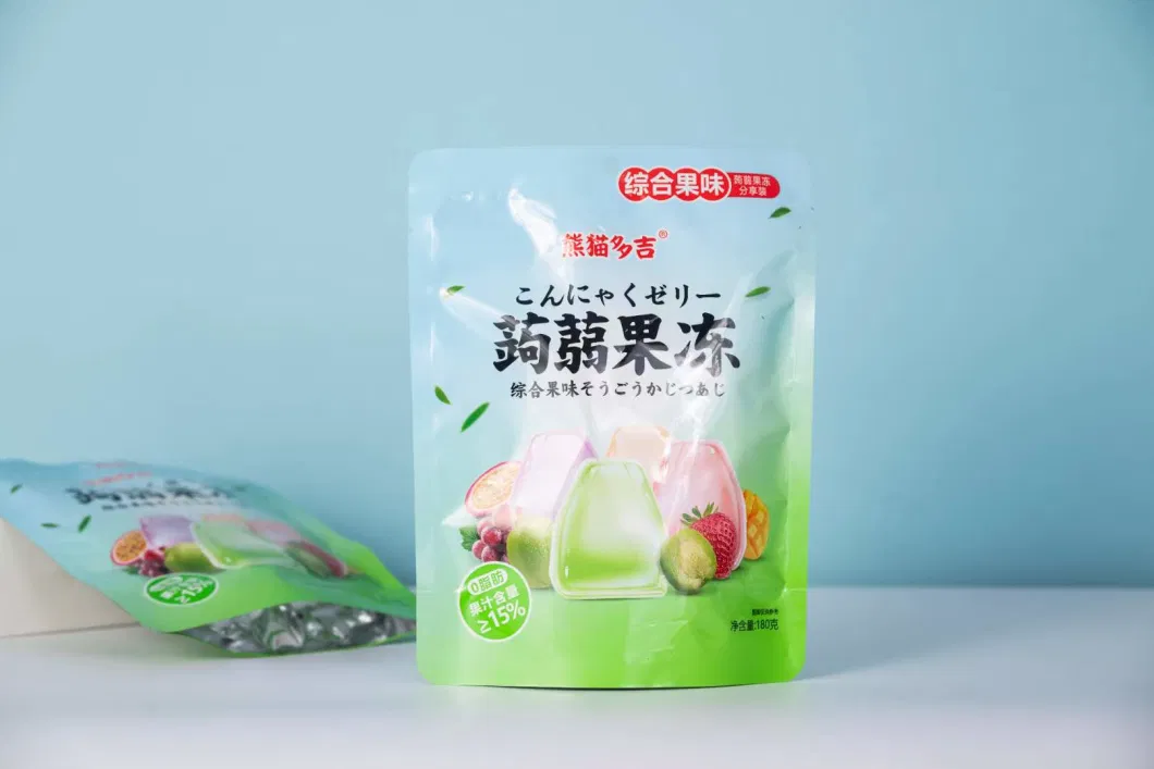 180g Jelly Candy Mix-Fruit Flavour Konjac Jelly Candy Jelly Pudding Wholesale Fruit Jelly Candy Drink Konjac Jelly