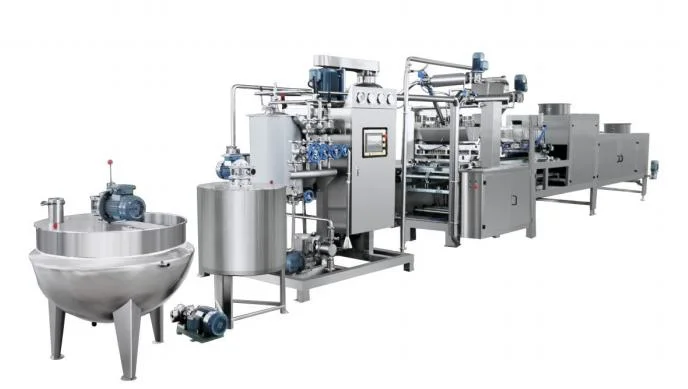 Gummies Production Line Automatic Gummy Candy Starch Moulding Making Machine