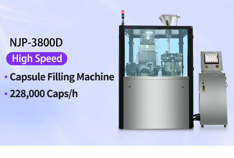 Njp-3800d Full Automatic Pharmaceutical High Speed Capsule Making Machinery Hard Gelatin Capsules Filler Capsule Filling Machine