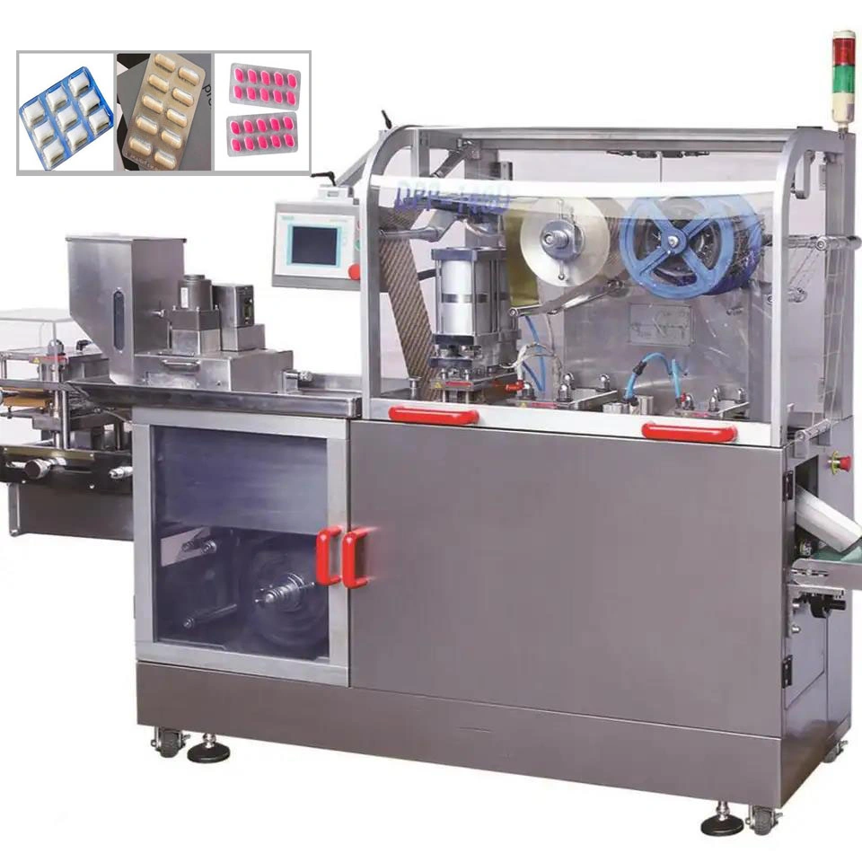 Dpp80 Automatic Alu-Plastic Vitamin Candy Blister Packing Machine Factory Price Hot Sale