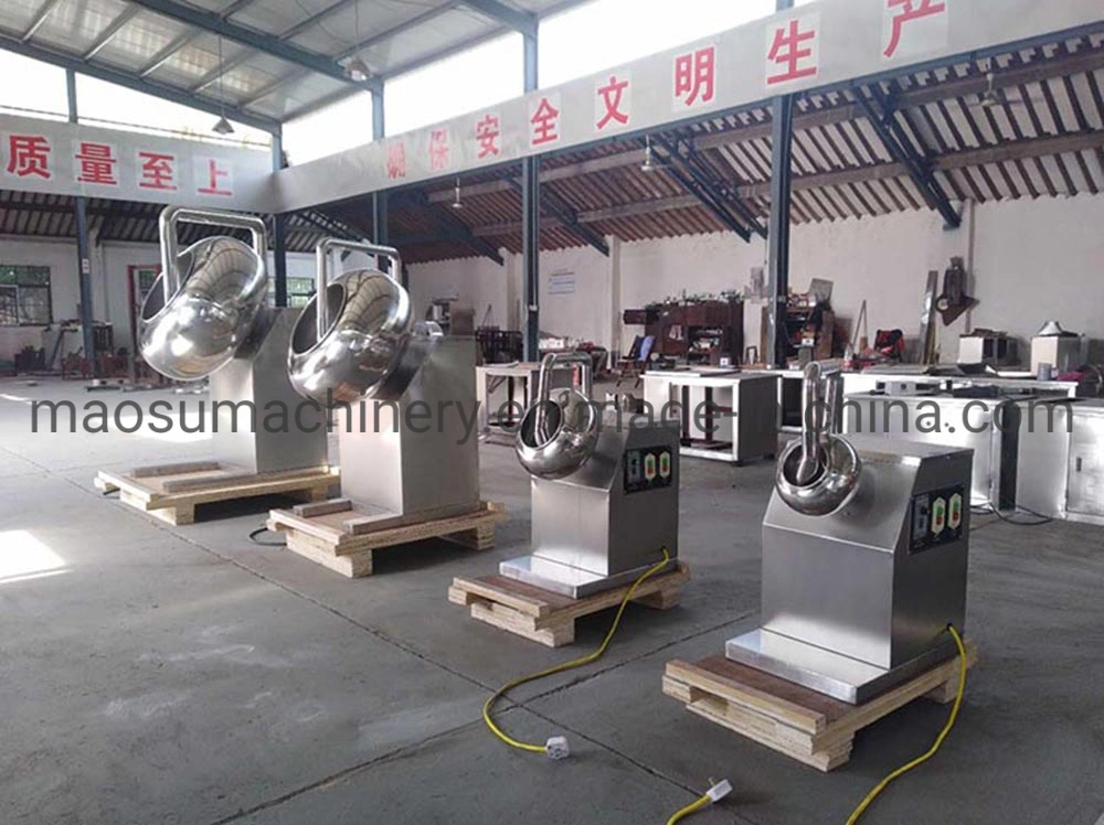 Candy Chocolate Polishing Coating Almonds Nuts Machine Drum