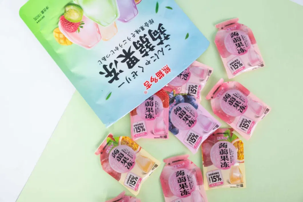 180g Jelly Candy Mix-Fruit Flavour Konjac Jelly Candy Jelly Pudding Wholesale Fruit Jelly Candy Drink Konjac Jelly