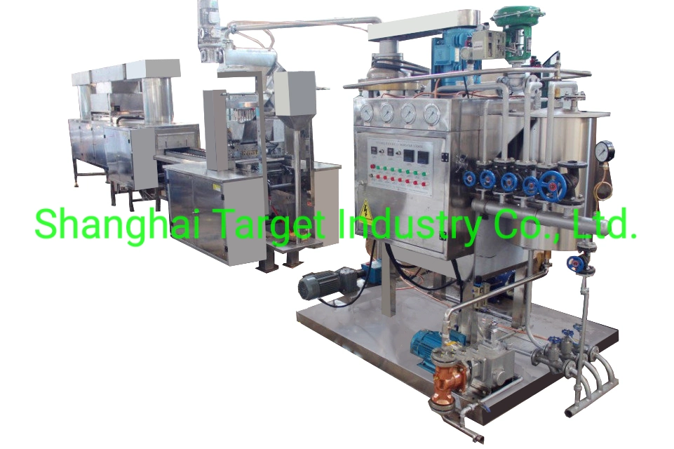 Automatic Lollipop Bonbon Hard Candy Production Line Depositing Making Machine