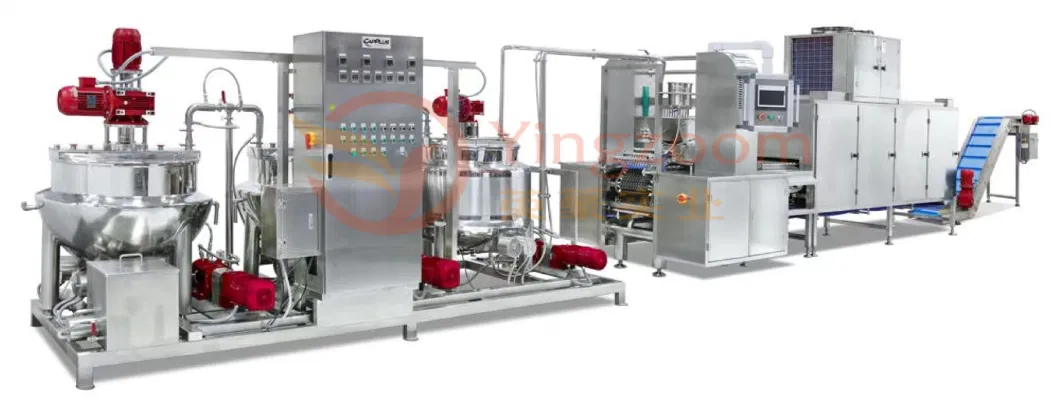 Yz80 Full Automatic Gummy Candy Production Line Soft Jelly Candies Making Machine