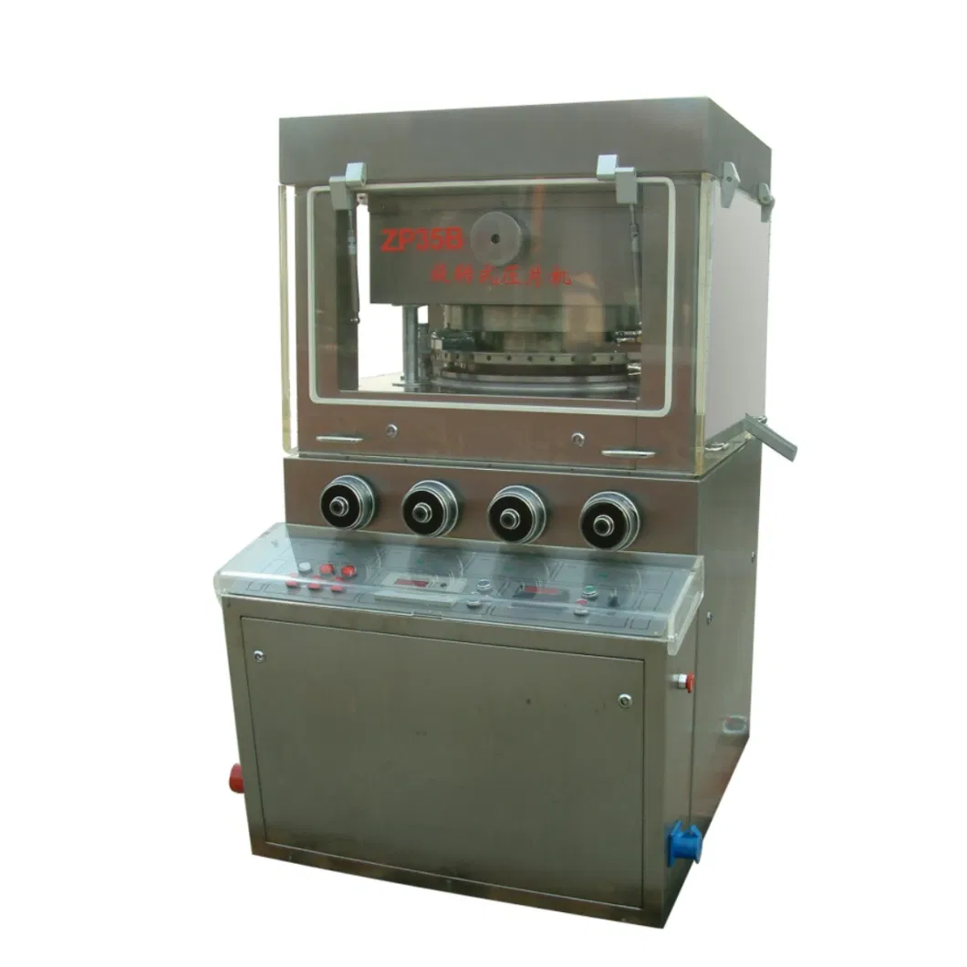 Small Scale Laboratory Fully Automatic Rotary Tablet Press Candy Pill Making Machine