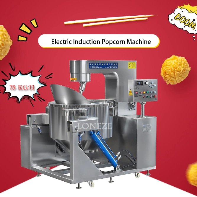 Sweet Caramel Commercial Electric Seasoning Ball Shape Popcorn Machine Mixer Plant for Cycle