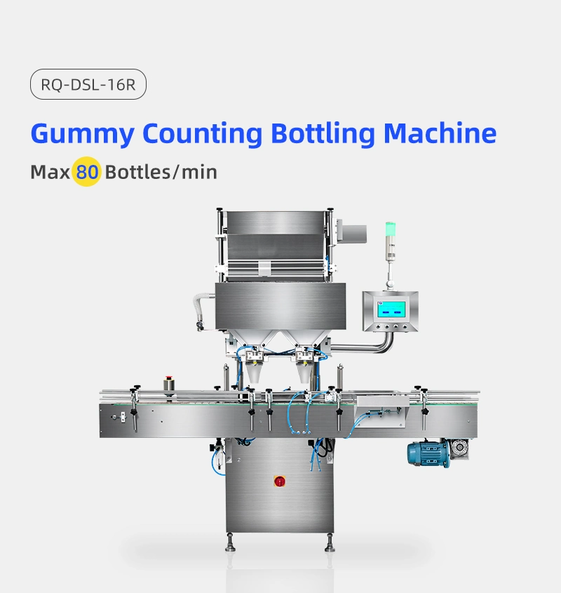 Rq-DSL-16p PLC Control Full Automatic Electronic Candy Counting and Filling Machine