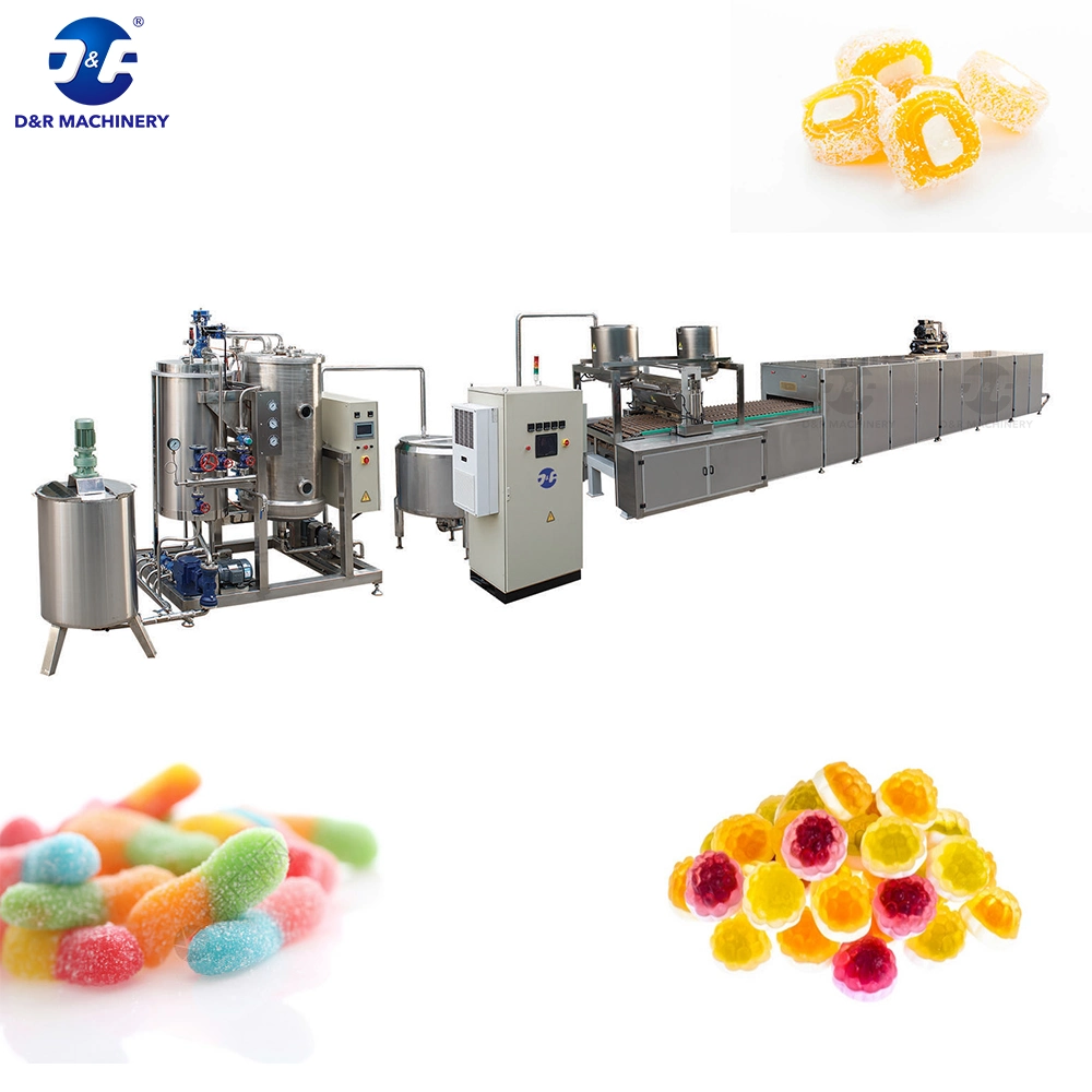 Automatic Jelly Candy Production Line with Servo Driven Soft Candy Depositor